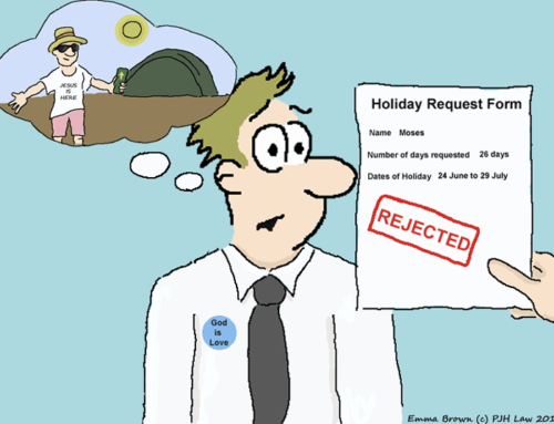 Refusal of five week holiday request for religious festivals