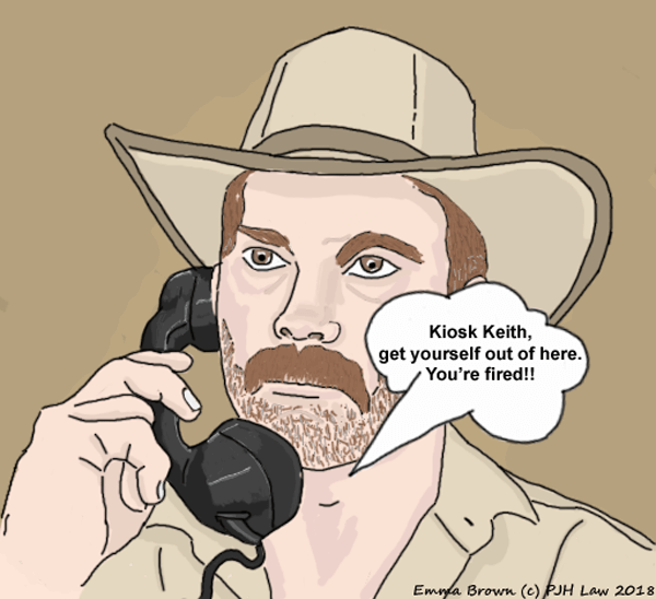 Lighter Side Of The News: Kiosk Keith Kicked Out