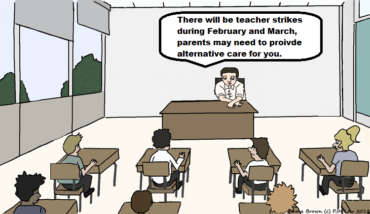 Teacher’s Strike – Impact on Employee Childcare