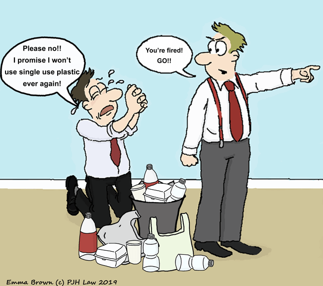 Lighter Side of the News – Sacked for Single Use Plastics